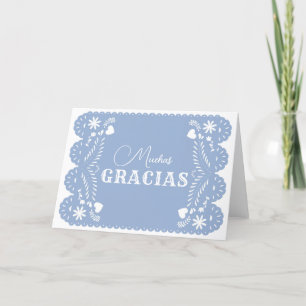 Cielito Lindo Blue Thank You Card