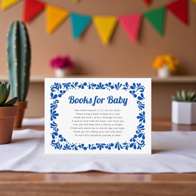 Cielito Lindo  blue white  books for baby  Enclosure Card (Creator Uploaded)