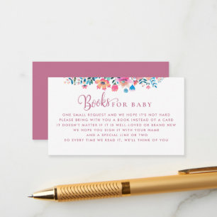 Cielito Lindo Books For Baby Mexican Baby Shower Enclosure Card