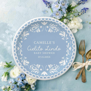 Cielito Lindo Fiesta Baby Shower Paper Plate