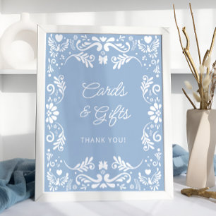 Cielito Lindo Mexican Baby Shower Cards and Gifts Poster