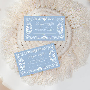 Cielito Lindo Mexican Baby Shower Diaper Raffle Enclosure Card