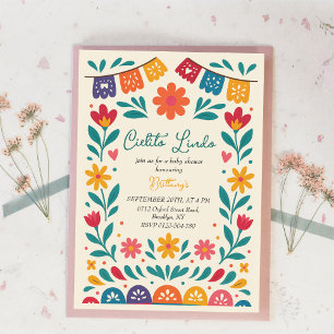 Cielito Lindo Mexican Colourful Baby Shower Invitation