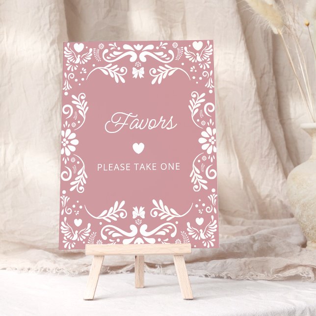 Cielito Lindo Mexican Girl Baby Shower Favours Poster (Creator Uploaded)