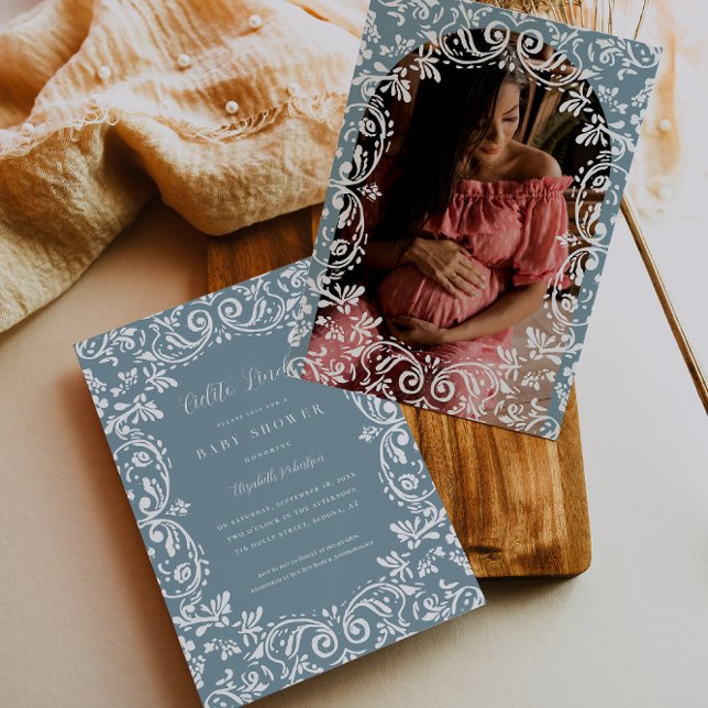 Cielito Lindo Mexican Papel Picado Talavera  Invitation (Creator Uploaded)