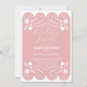 Cielito Lindo Pink Baby Shower Invitationn Invitation