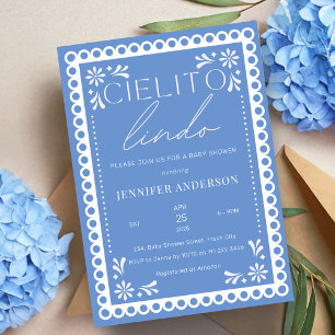 Cielito Lindo Talavera Mexican Baby Shower Invitation