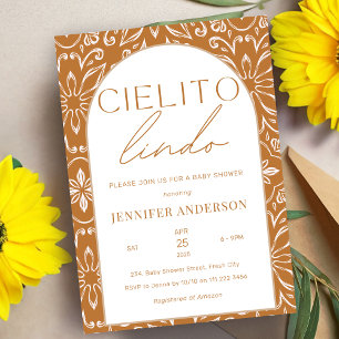 Cielito Lindo Talavera Mexican Baby Shower Invitation