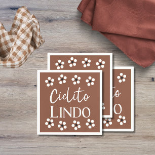 Cielito Lindo Talavera Mexican Fiesta Baby Shower Napkin
