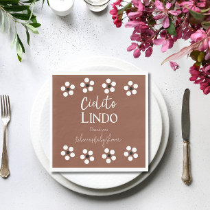 Cielito Lindo Talavera Mexican Fiesta Baby Shower Napkin