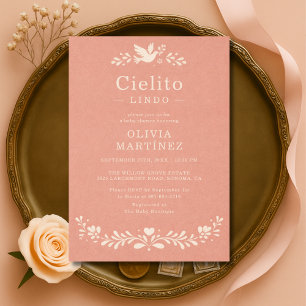 Cielito Lindo Talavera Terracotta Baby Shower Invitation