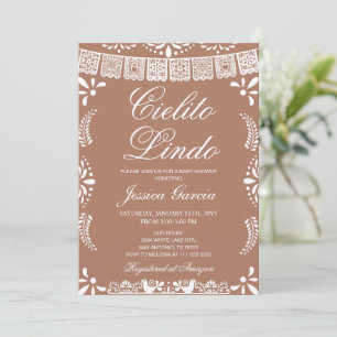Cielito Lindo Terracotta Baby Shower Invitation