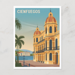 Cienfuegos Cuba Vintage Postcard
