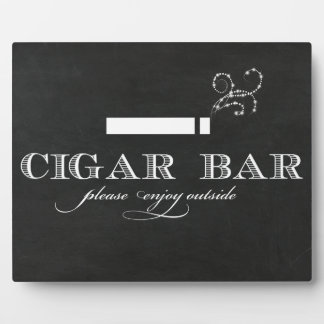 Cigar Bar Sign Table Easel Plaque