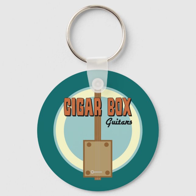 Cigar Box Guitar Key Ring (Front)