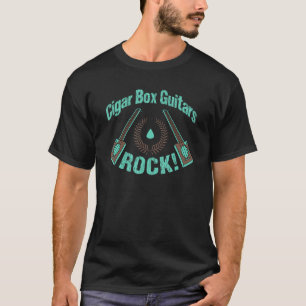 Cigar Box Guitars Rock Cool Country Musicians Musi T-Shirt