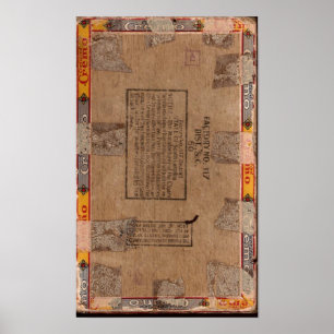 cigar box inside poster