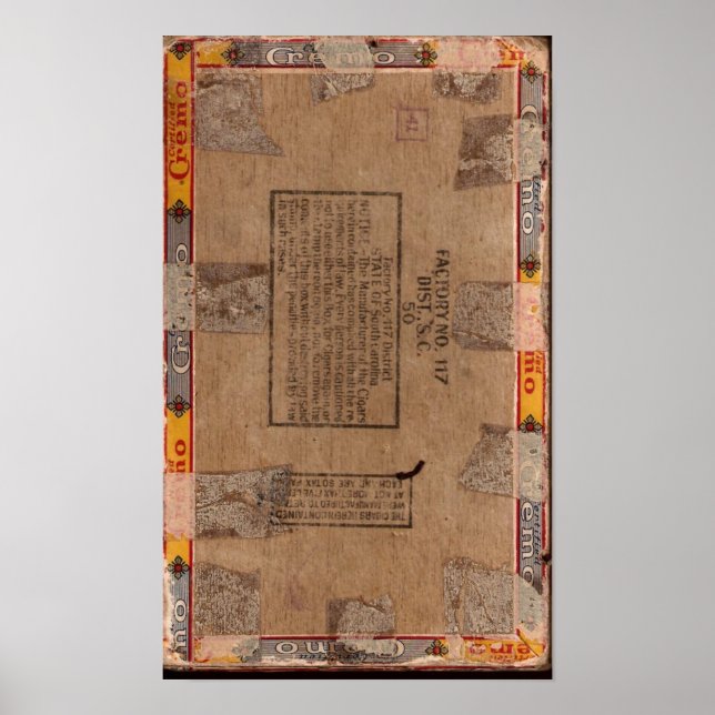 cigar box inside poster (Front)