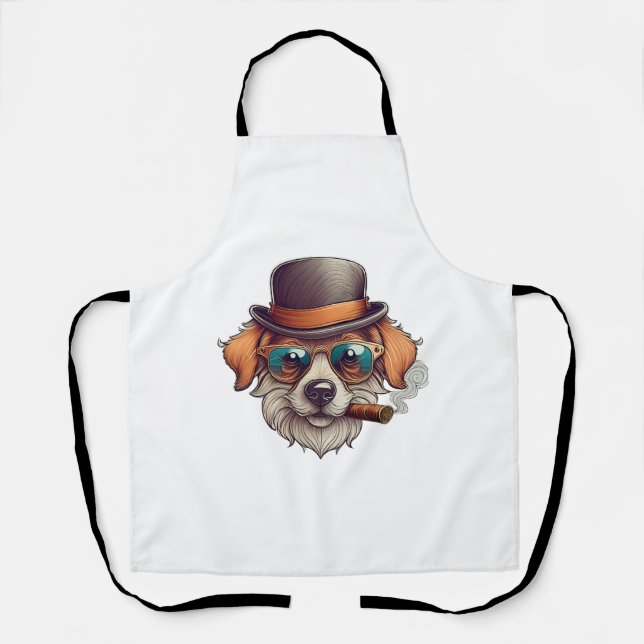 Cigar Dog Apron (Front)