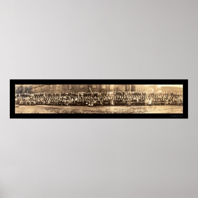 Cigar Employees WV Photo 1914 Poster (Front)