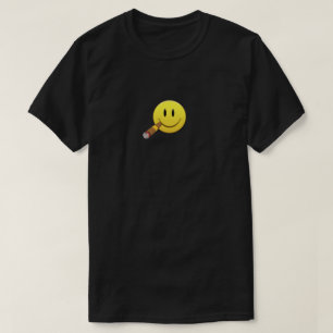 Cigar Happy Face T-Shirt