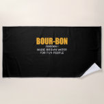 Cigar Lover | Bourbon Magic Brown Beach Towel<br><div class="desc">Cigar Lover | Bourbon Magic Brown</div>