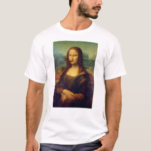Cigar Lover Smoker Mona Lisa Smoking Funny Art T-Shirt