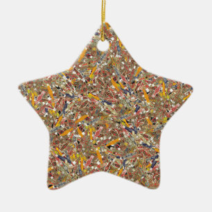 Cigar Ring Wrappers Ceramic Tree Decoration