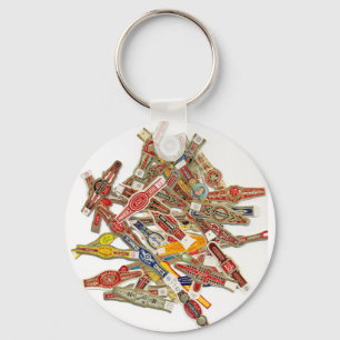 Cigar Ring Wrappers Key Ring