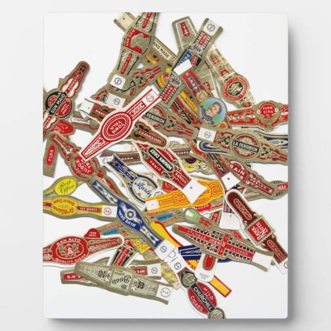 Cigar Ring Wrappers Plaque (Front)