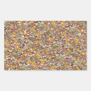 Cigar Ring Wrappers Rectangular Sticker