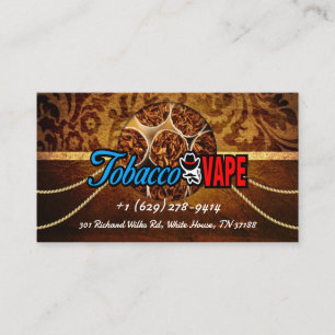 Cigar Shop Vintage Business Card_custom 2 Card