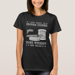 Cigar Smoker Smoking Quotes 1 T-Shirt