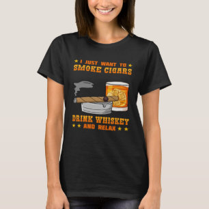 Cigar Smoker Smoking Quotes   3 T-Shirt