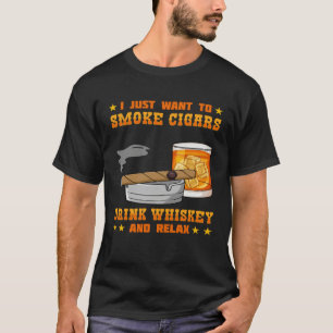 Cigar Smoker Smoking Quotes   3 T-Shirt