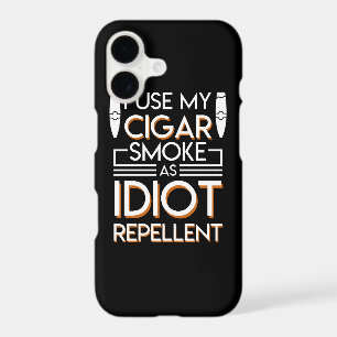 Cigar Smoker Use Cigar As Idiot Repellent