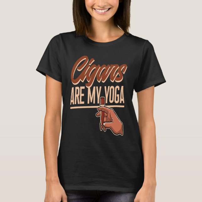 Cigar Smoking Cuban Cigar T-Shirt (Front)