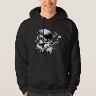 Cigar Smoking Gorilla Silverback Monkey Ape Hoodie