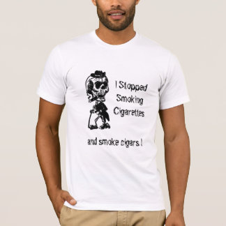 Cigar Smoking Skeleton T-Shirt
