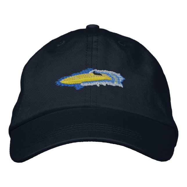 Cigarette Boat Embroidered Hat (Front)