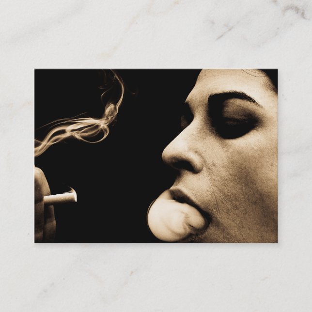 Cigarette Smoke business cards (Front)