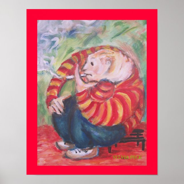 Cigarette Smoker Poster (Front)