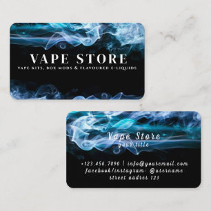 Cigarette Tobacco Vape Store Business Card