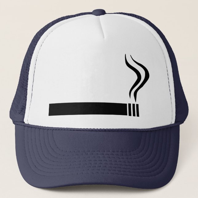 Cigarette Trucker Hat (Front)