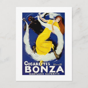 Cigarettes Bonza Postcard