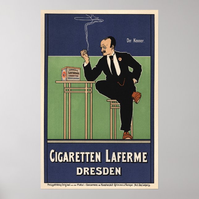 Cigarettes Laferme Poster (Front)
