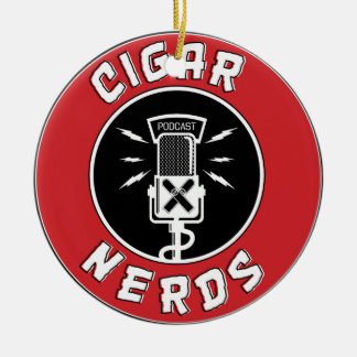 CigarNerdsLogo Ceramic Ornament