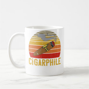 Cigarphile Professional Cigar Smoker Cigar Smoking Coffee Mug