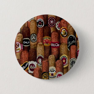 Cigars 6 Cm Round Badge