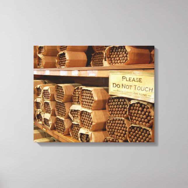 Cigars Aging Canvas Print (Front)